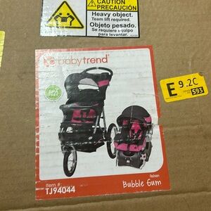 Brand new “Baby Trend” stroller and car seat